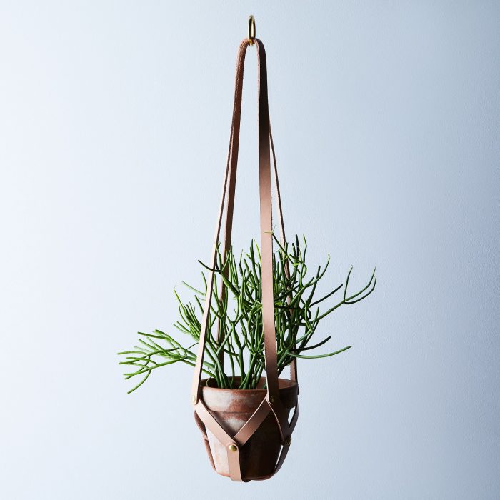 leather plant hanger leather plant hanger